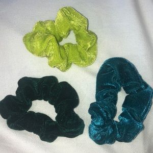 velvet scrunchies